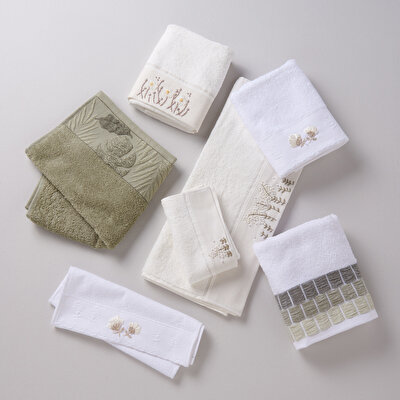 Linens Frea Bambu 50X85 cm Yüz Havlusu Beyaz