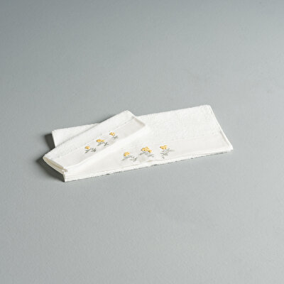 Linens Melody Bambu 30X45 cm El Havlusu Ekru