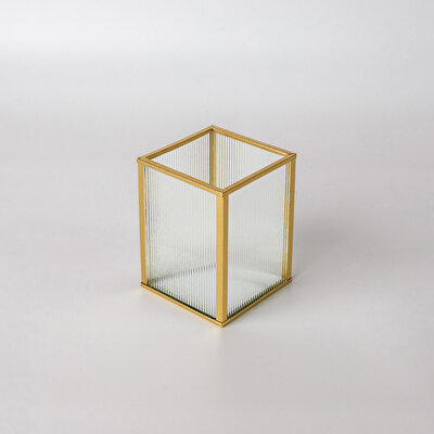 Linens Laveta 9x9x12 cm Düzenleyici Gold