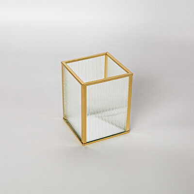 Linens Laveta 9x9x12 cm Düzenleyici Gold