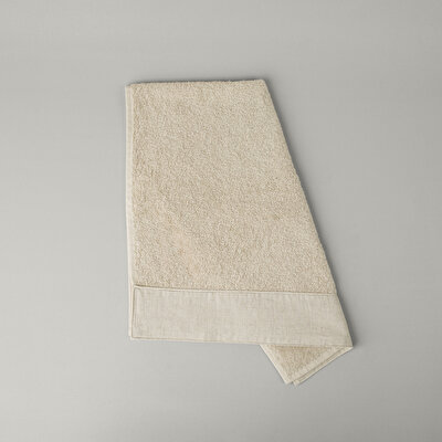 Linens Liona Keten Yüz Havlusu 50x85 Cm Naturel