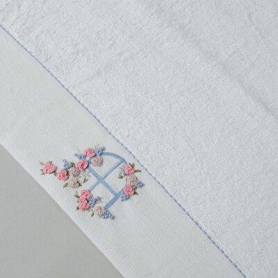 Linens Ficus Bambu Yüz Havlusu 50x85 Cm Beyaz