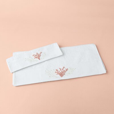 Linens Coral Bambu Yüz Havlusu 50x85 Cm Beyaz
