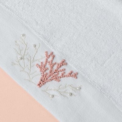 Linens Coral Bambu El Havlusu 30x45 Cm Beyaz