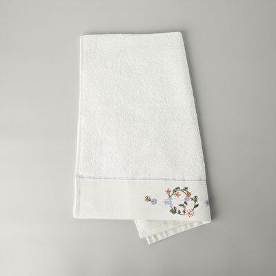 Linens Lılla Bambu Yüz Havlusu 50X85 Cm Ekru