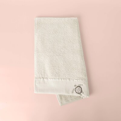 Linens Turtles Pamuk Yüz Havlusu 50X85 Cm Bej