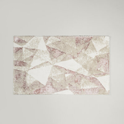 Linens Triza 2'li 60x100 / 50x60 cm Banyo Paspas Seti Rose