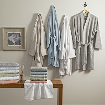 Linens Cozy Bambu S/M Bornoz Beyaz