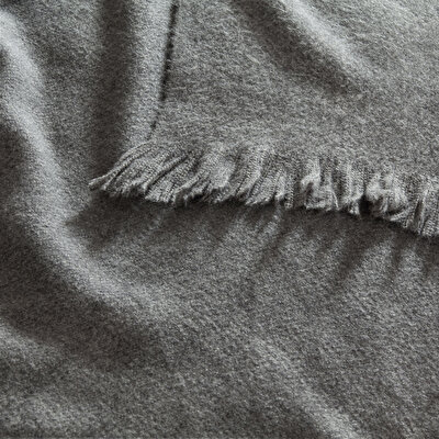 Linens Lunea Throw / Tv Battaniyesi Antrasit Tek Kişilik