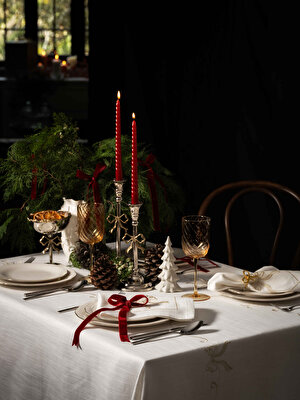 Linens Ribbon 24 cm Şamdan