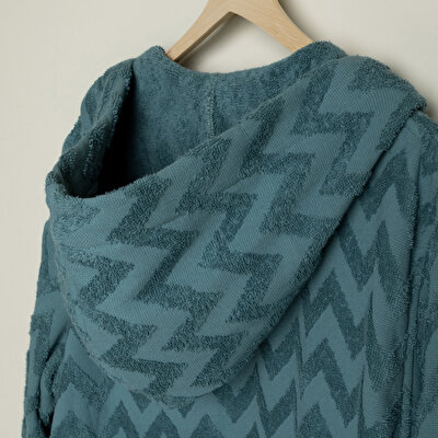 Linens Noire Pamuk S/M Bornoz Haki